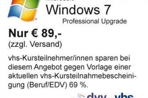 Angebot Windows7